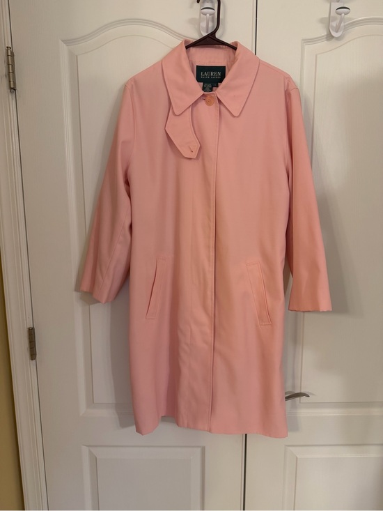 Ralph Lauren Jackets & Blazers - Ralph Lauren Soft Pink Single-Breasted Trench Coat